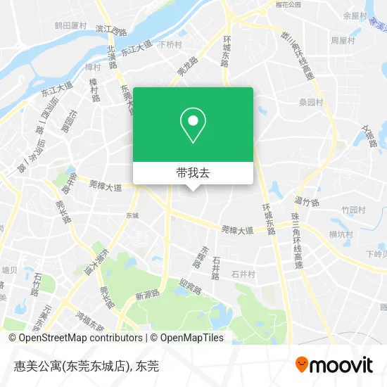 惠美公寓(东莞东城店)地图