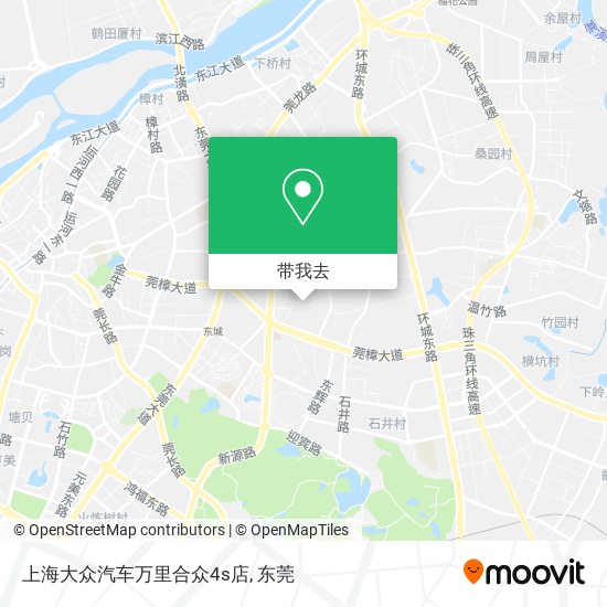 上海大众汽车万里合众4s店地图