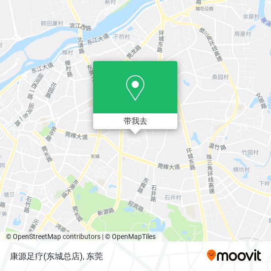 康源足疗(东城总店)地图