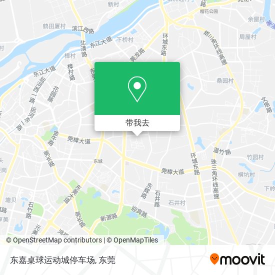 东嘉桌球运动城停车场地图