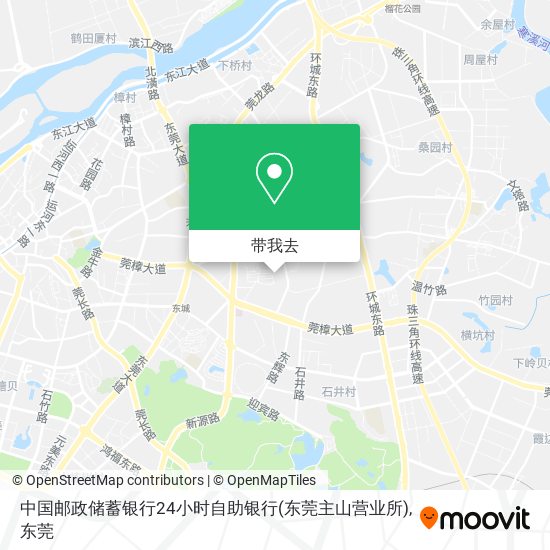 中国邮政储蓄银行24小时自助银行(东莞主山营业所)地图
