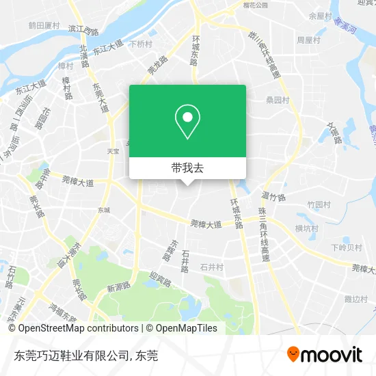 东莞巧迈鞋业有限公司地图