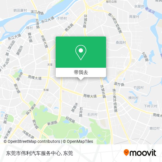东莞市伟利汽车服务中心地图