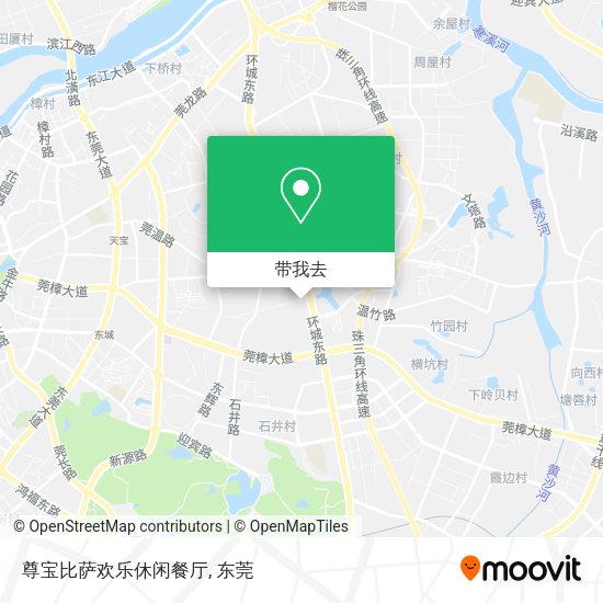 尊宝比萨欢乐休闲餐厅地图