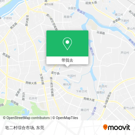 皂二村综合市场地图