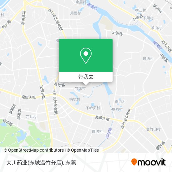 大川药业(东城温竹分店)地图