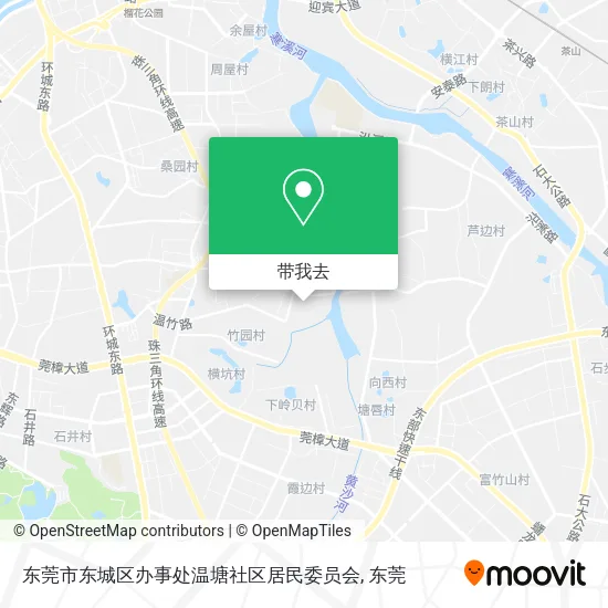 东莞市东城区办事处温塘社区居民委员会地图