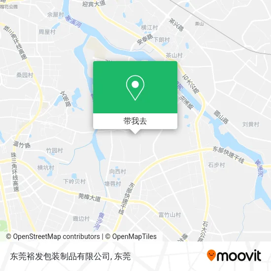 东莞裕发包装制品有限公司地图