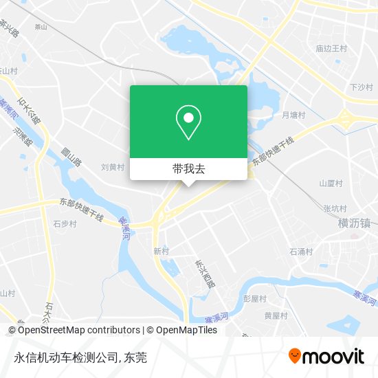 永信机动车检测公司地图