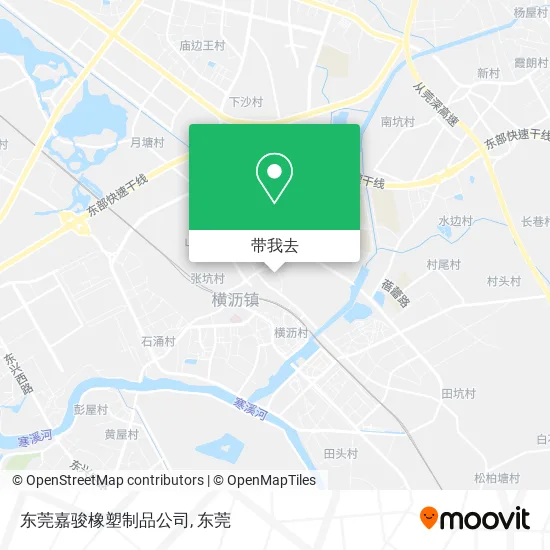 东莞嘉骏橡塑制品公司地图