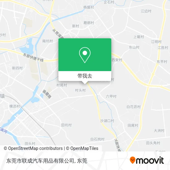 东莞市联成汽车用品有限公司地图