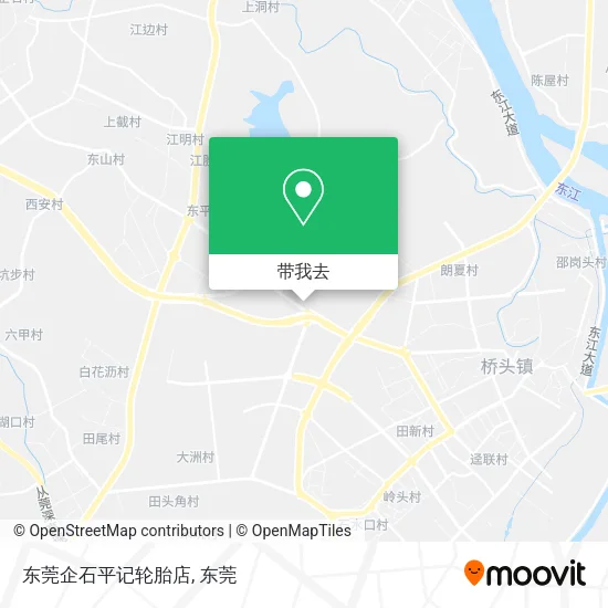 东莞企石平记轮胎店地图