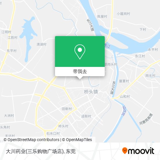 大川药业(三乐购物广场店)地图