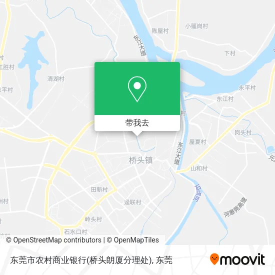 东莞市农村商业银行(桥头朗厦分理处)地图