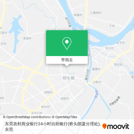 东莞农村商业银行24小时自助银行(桥头朗厦分理处)地图