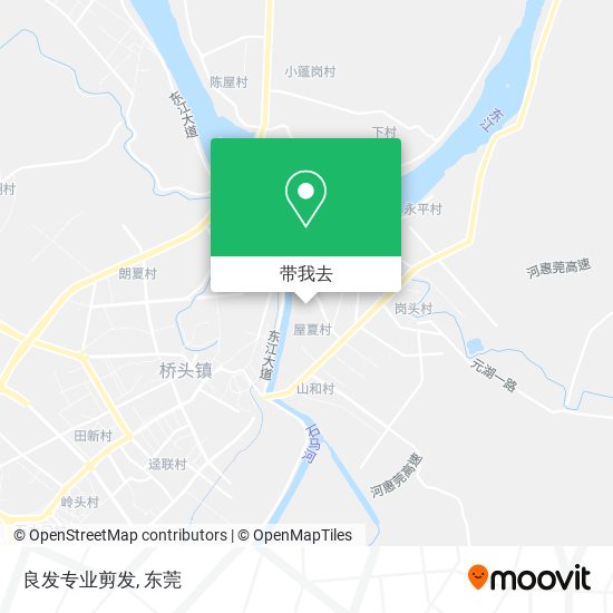 良发专业剪发地图
