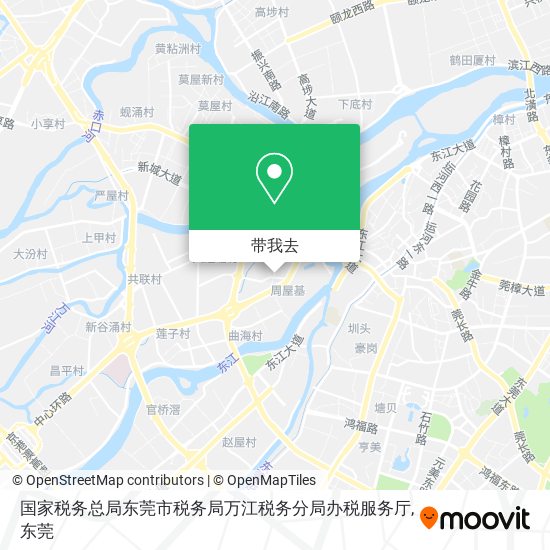 国家税务总局东莞市税务局万江税务分局办税服务厅地图