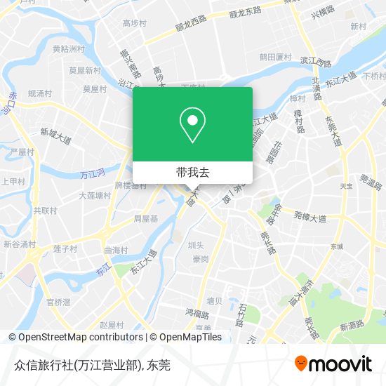 众信旅行社(万江营业部)地图