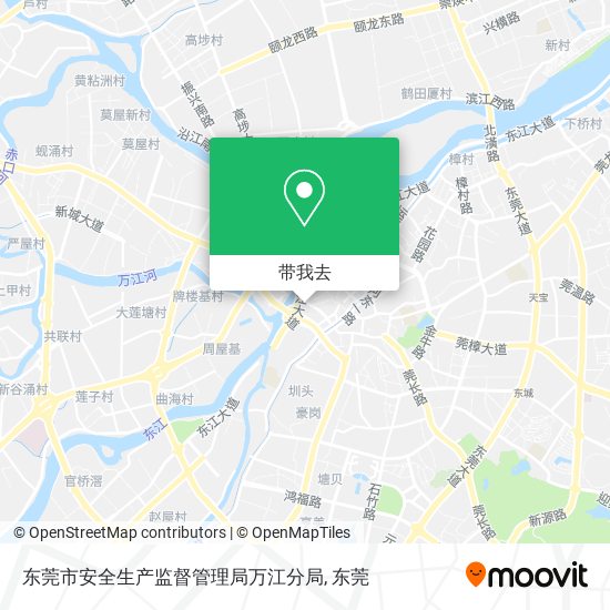 东莞市安全生产监督管理局万江分局地图