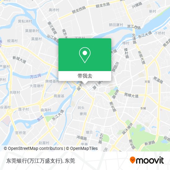 东莞银行(万江万盛支行)地图