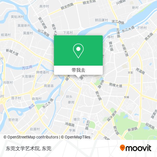 东莞文学艺术院地图