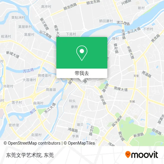 东莞文学艺术院地图