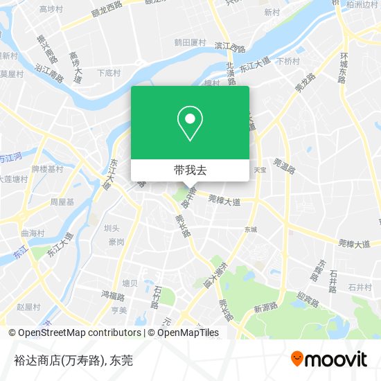 裕达商店(万寿路)地图
