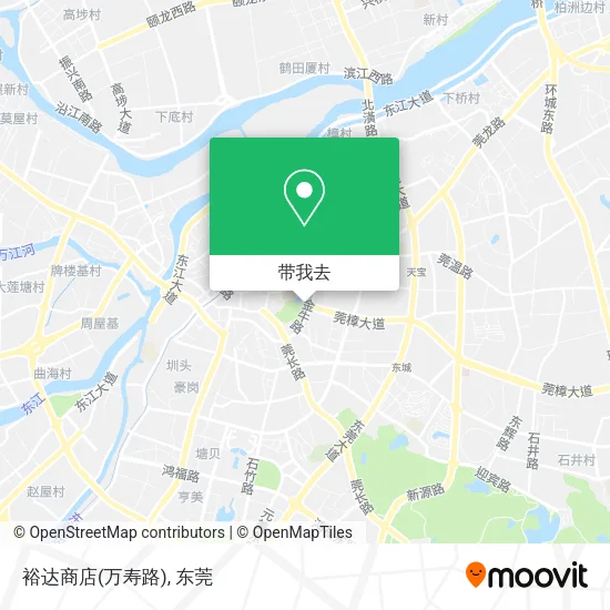 裕达商店(万寿路)地图