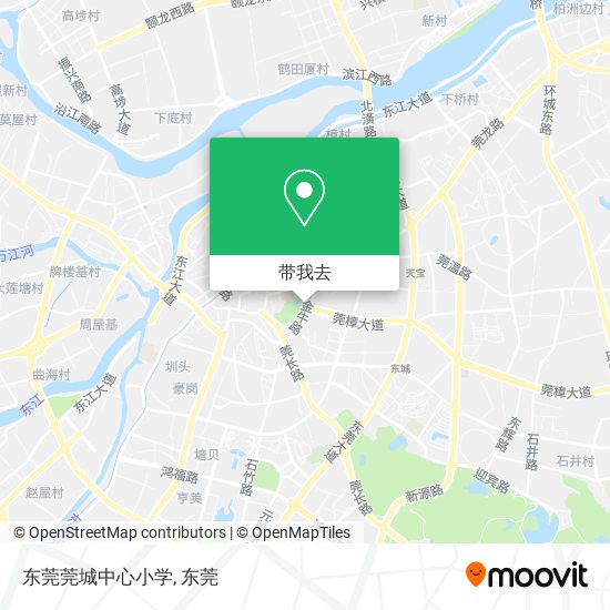 东莞莞城中心小学地图