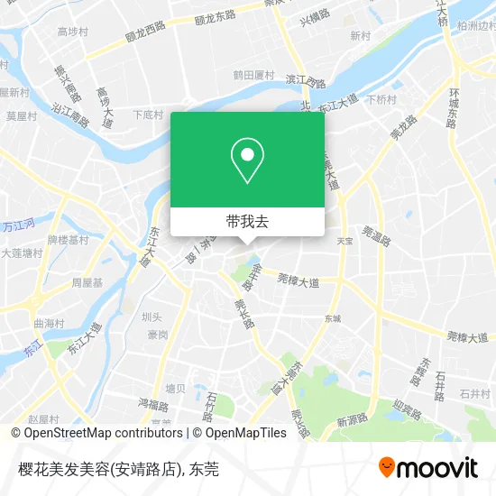 樱花美发美容(安靖路店)地图