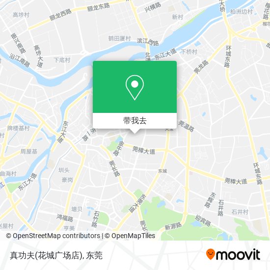真功夫(花城广场店)地图