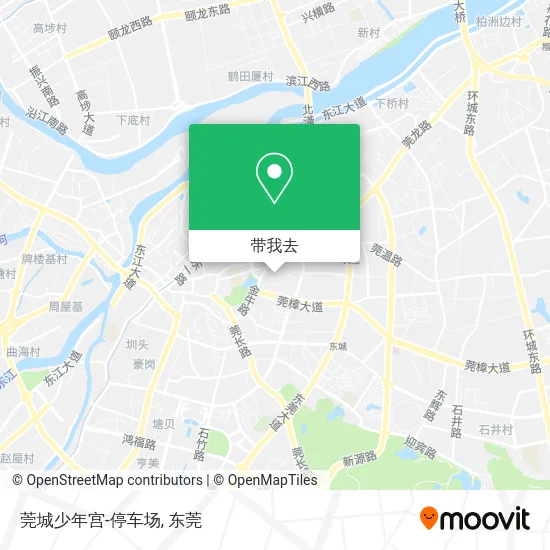 莞城少年宫-停车场地图