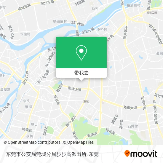 东莞市公安局莞城分局步步高派出所地图