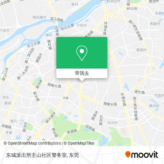 东城派出所主山社区警务室地图