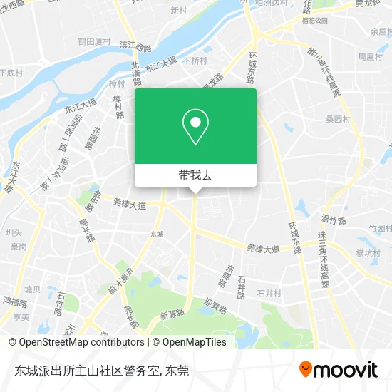 东城派出所主山社区警务室地图