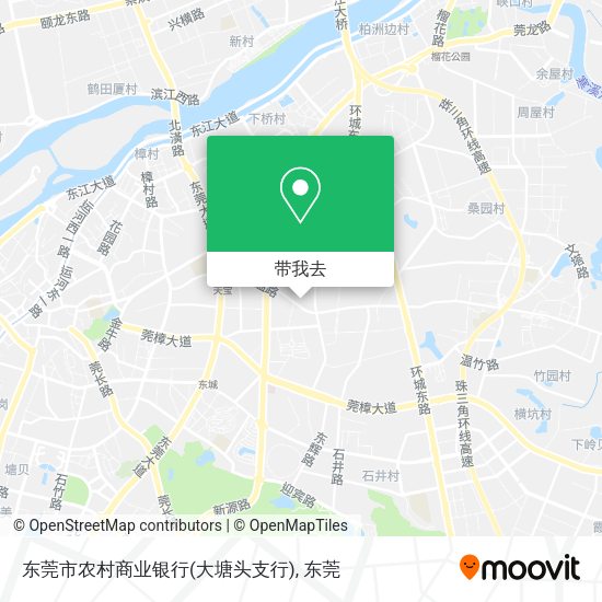 东莞市农村商业银行(大塘头支行)地图