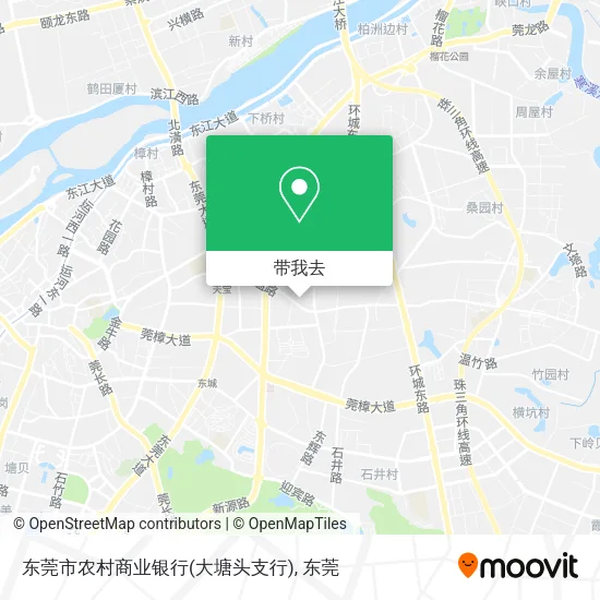 东莞市农村商业银行(大塘头支行)地图