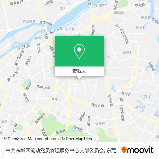 中共东城区流动党员管理服务中心支部委员会地图