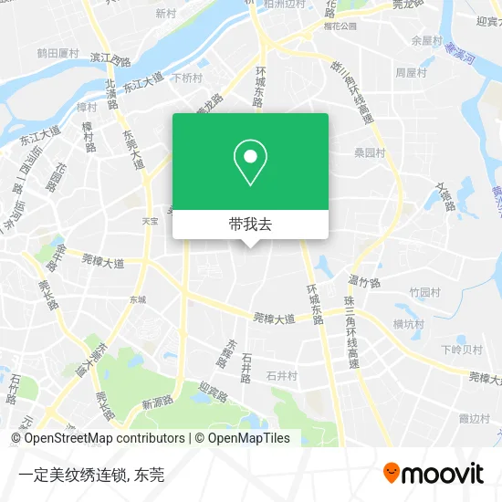 一定美纹绣连锁地图