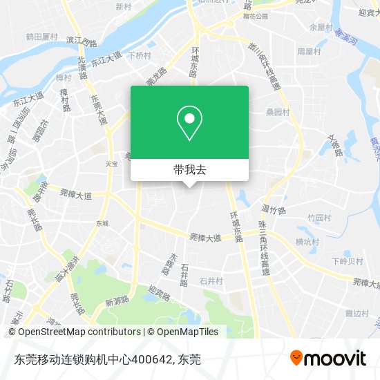 东莞移动连锁购机中心400642地图