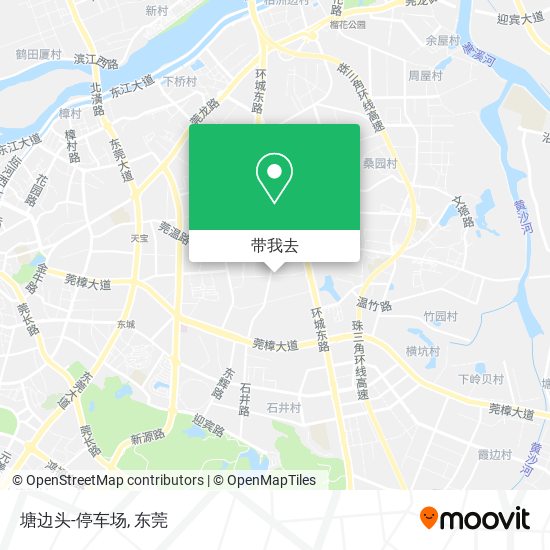 塘边头-停车场地图