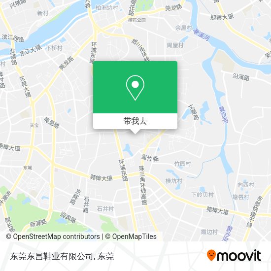 东莞东昌鞋业有限公司地图