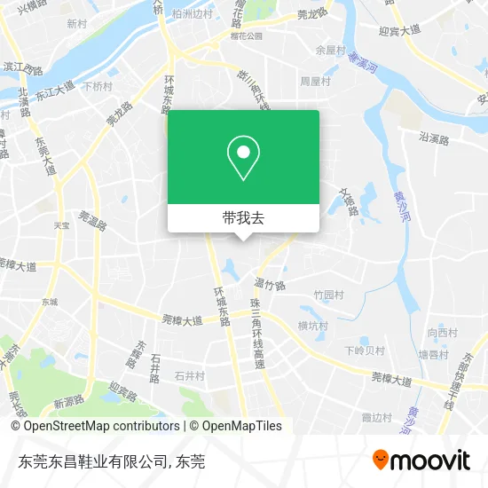 东莞东昌鞋业有限公司地图