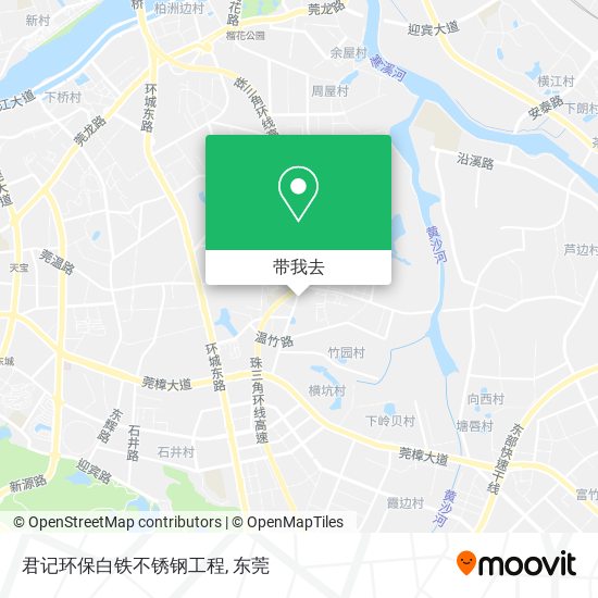 君记环保白铁不锈钢工程地图