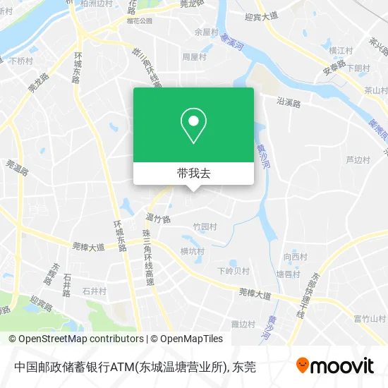 中国邮政储蓄银行ATM(东城温塘营业所)地图