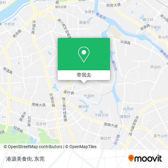 港源美食街地图