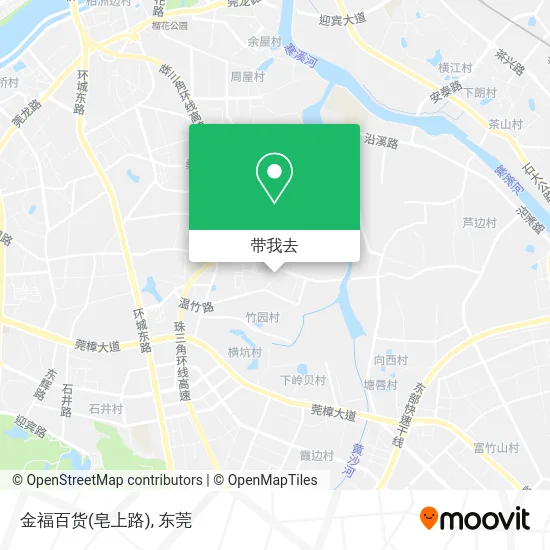金福百货(皂上路)地图