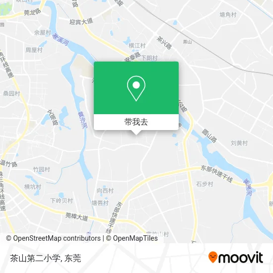 茶山第二小学地图
