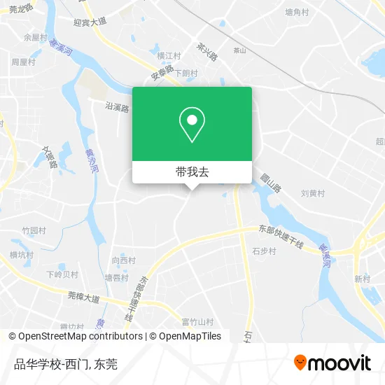品华学校-西门地图