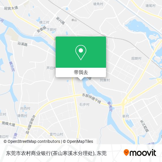 东莞市农村商业银行(茶山寒溪水分理处)地图